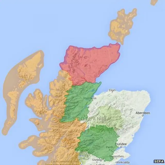 Flood alerts around Scotland