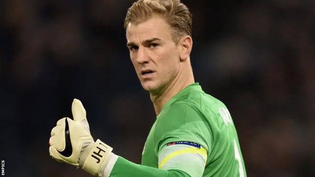 Man City keeper Joe Hart