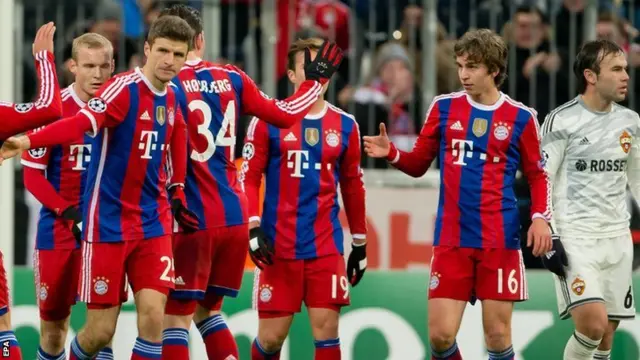 Bayern Munich celebrate