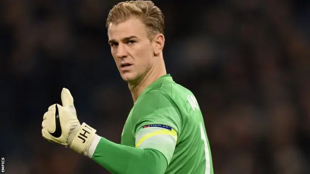 Man City keeper Joe Hart