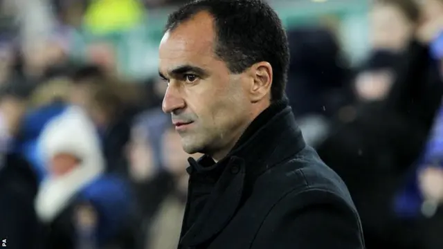 Everton manager Roberto Martinez