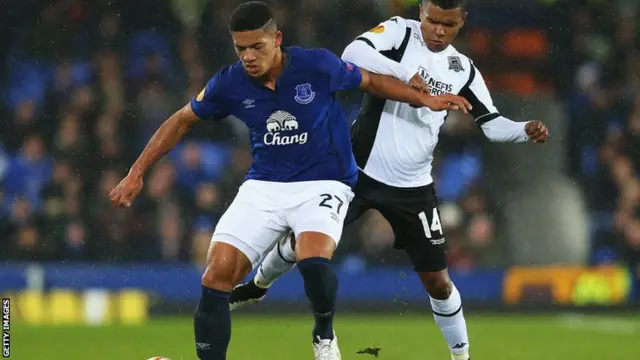 Everton defender Tyias Browning