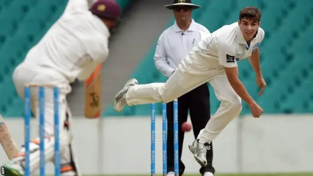 Sean Abbott in action for New South Wales