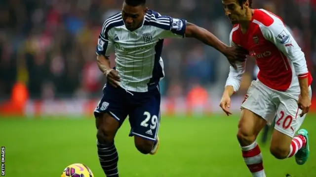 West Brom's Stephane Sessegnon