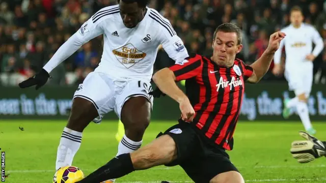 Wilfried Bony and Richard Dunne