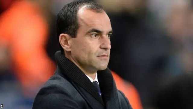 Everton boss Roberto Martinez