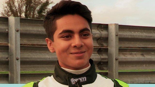 World Karting Champion Enaam Ahmed hopes to eventually eclipse Lewis Hamilton