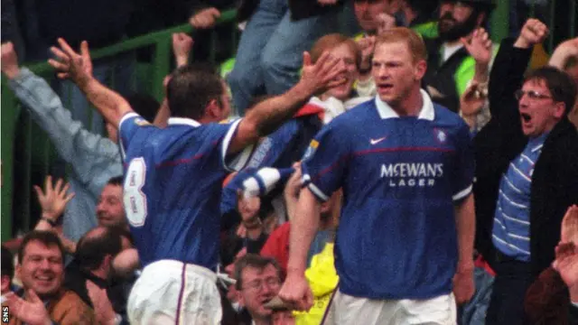 Ally McCoist and Jorg Albertz