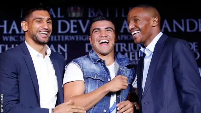 Amir Khan, Victor Ortiz and Devon Alexander