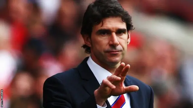 Middlesbrough manager Aitor Karanka