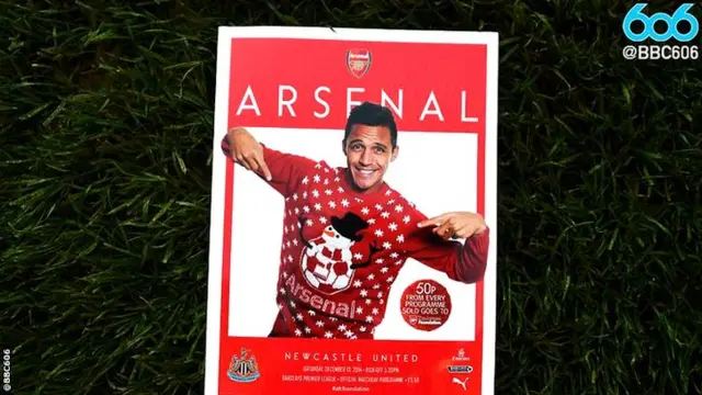 Arsenal matchday programme