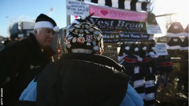 West Brom fans pre-match