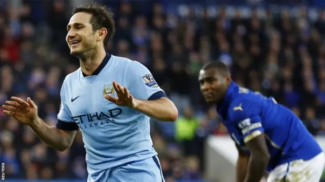 Manchester City midfielder Frank Lampard