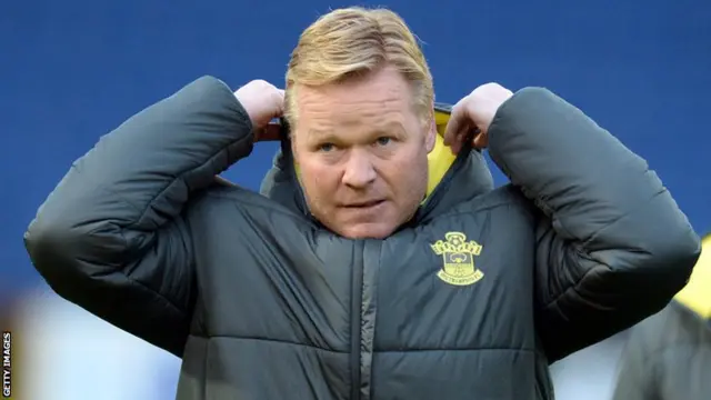 Southampton manager Ronald Koeman