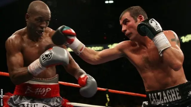 Bernard Hopkins and Joe Calzaghe