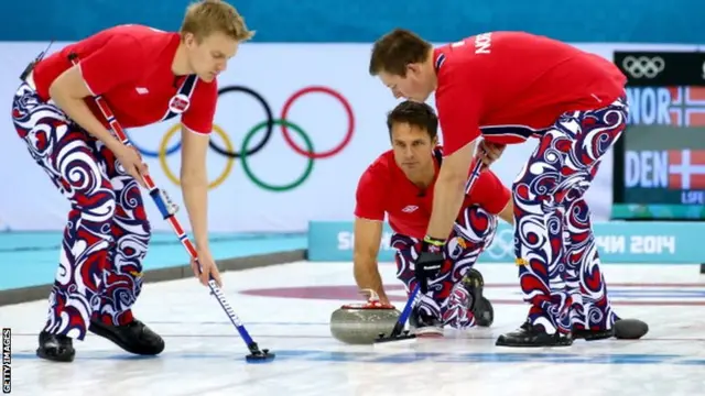 Norway's curling team