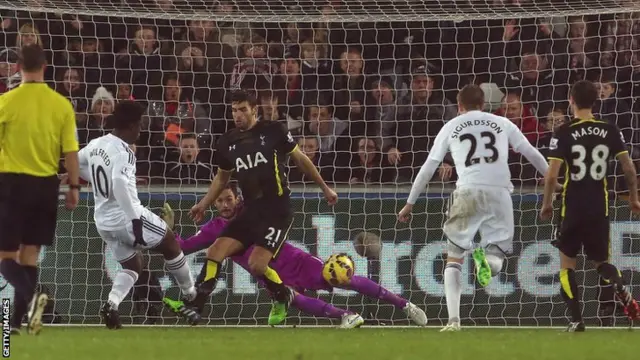 Wilfried Bony scores