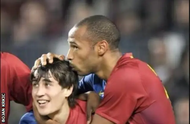 Bojan and Thierry Henry