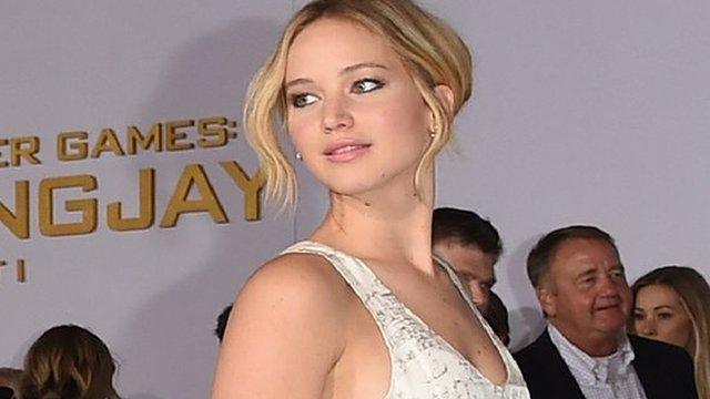 Actress Jennifer Lawrence.