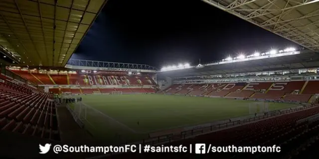 Saints arrive at Bramall Lane