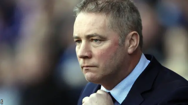 Rangers manager Ally McCoist