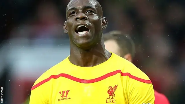 Liverpool striker Mario Balotelli