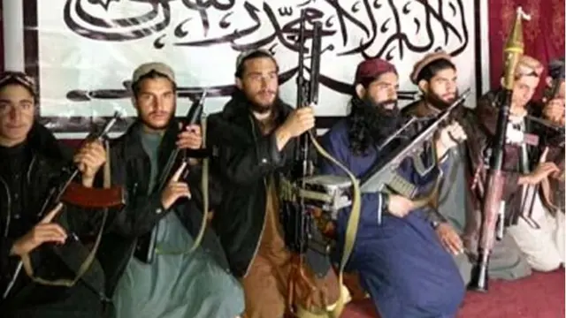 Taliban photograph of the fighters who stormed a military-run school in Peshawar, Pakistan - 17 December 2014