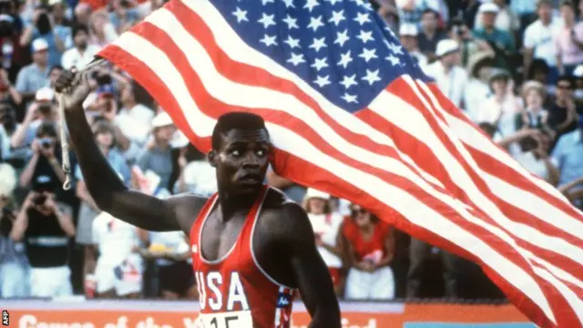 Carl Lewis, Los Angeles, 19844