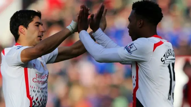 Luis Suarez and Daniel Sturridge