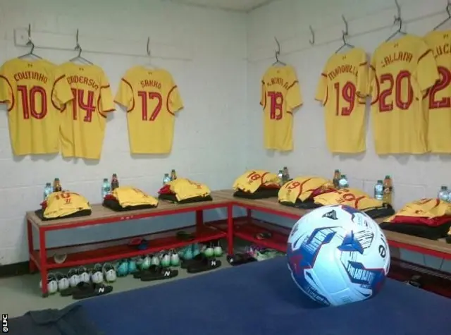 Inside the Liverpool dressing room