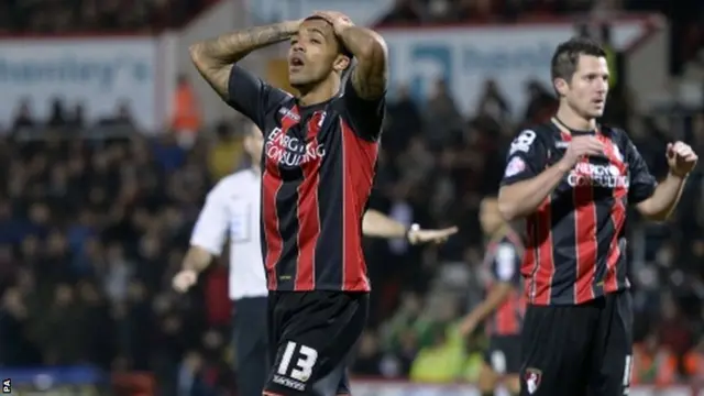 Callum Wilson reacts