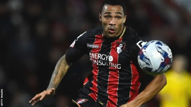 Callum Wilson runs for the ball