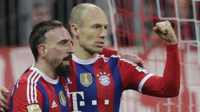 Frank Ribery and Arjen Robben