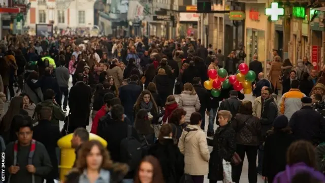 Christmas shoppers