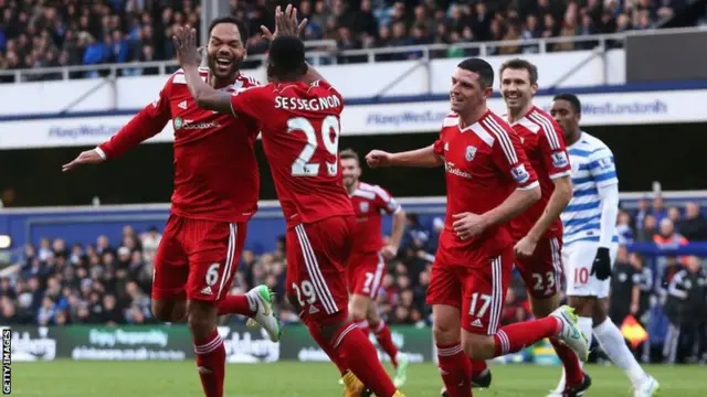 Joleon Lescott celebrates