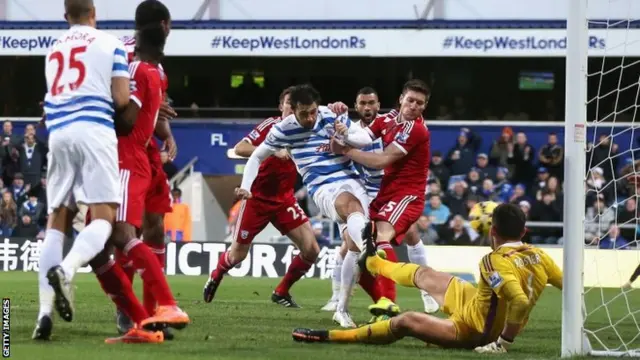 Charlie Austin scores