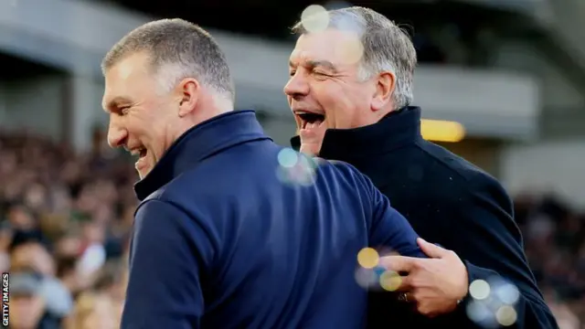 Sam Allardyce and Nigel Pearson