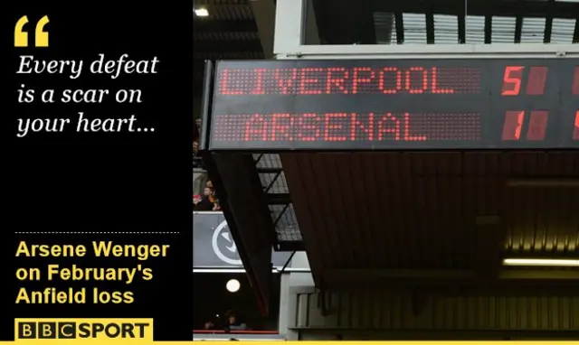 Anfield scoreboard reads Liverpool 5-1 Arsenal