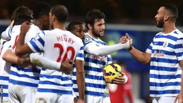 Charlie Austin celebrates