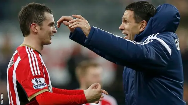 Adam Johnson and Gus Poyet