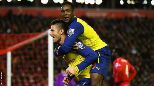 Arsenal celebrate