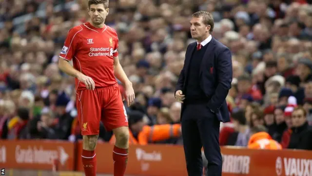 Steven Gerrard and Brendan Rodgers