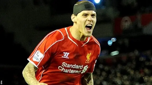 Martin Skrtel celebrates