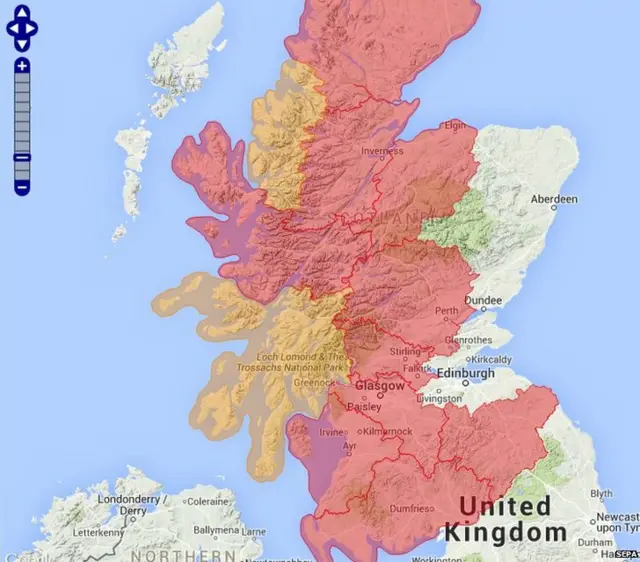 Flood warnings from SEPA