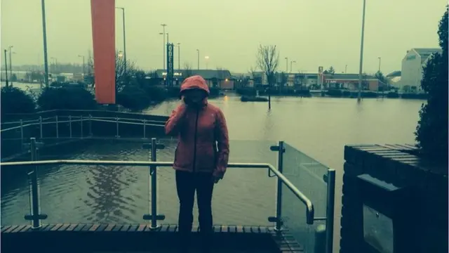 Catriona Renton by flooding in Kilmarnock