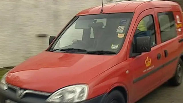 Royal Mail delivery van