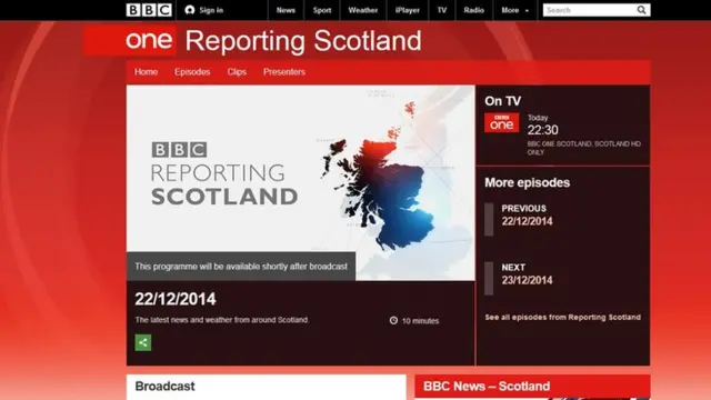 BBC Reporting Scotland