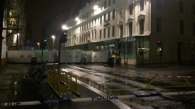 Scene of George Square incident