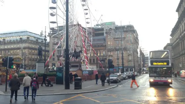 George Square gets back to normal