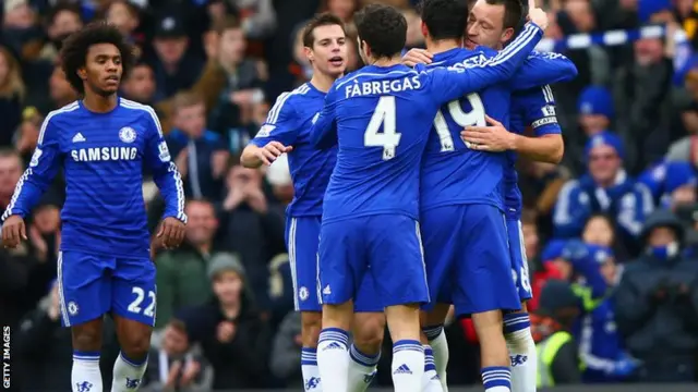 Chelsea celebrate